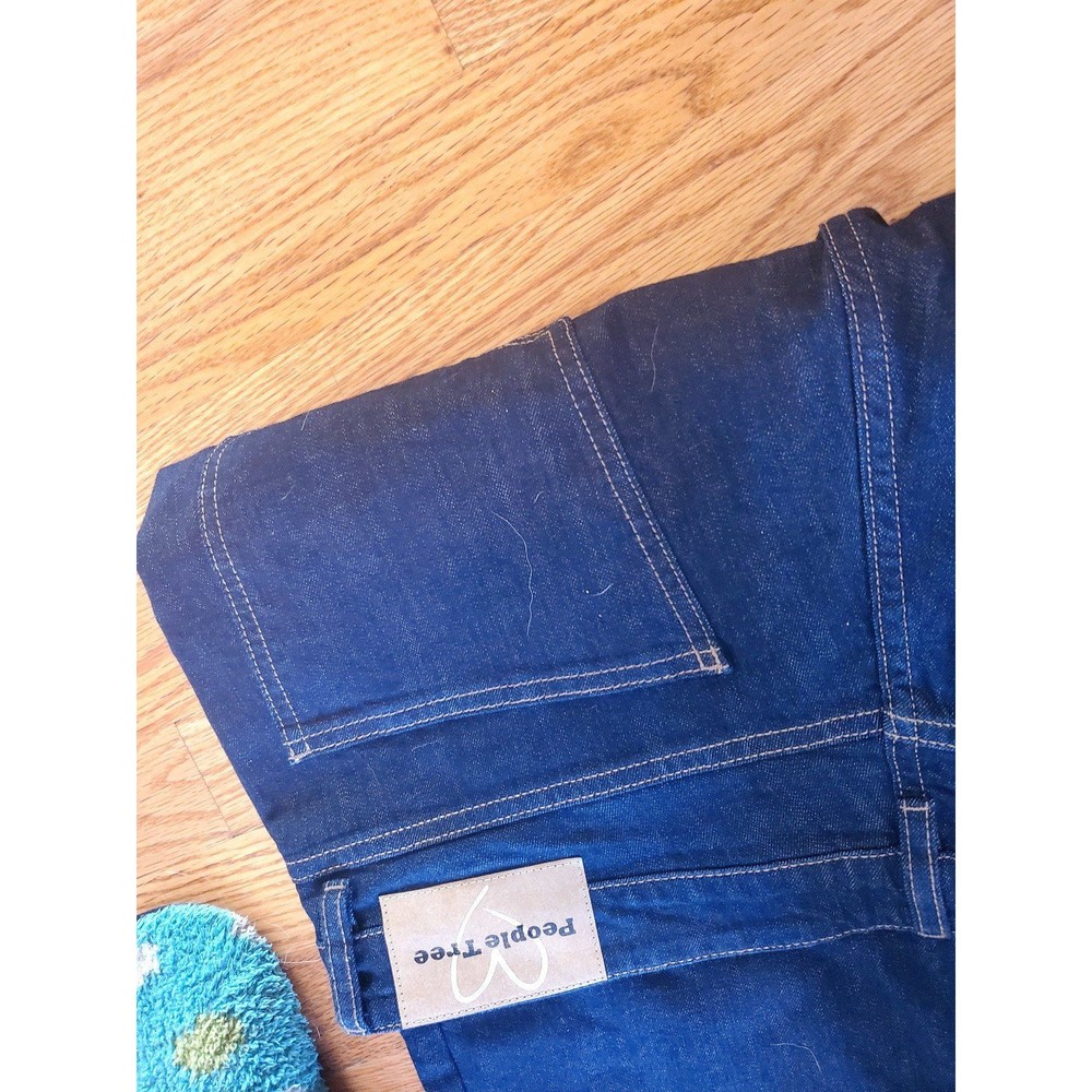 People Tree Organic Cotton Denim UK 16 US 12 - Picture 5 of 10